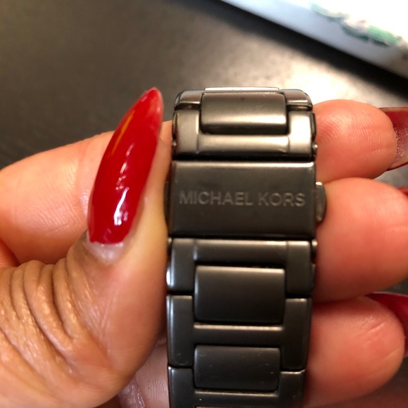 Michael Kors Crystal Studded Watch / 8” - Picture 2 of 7